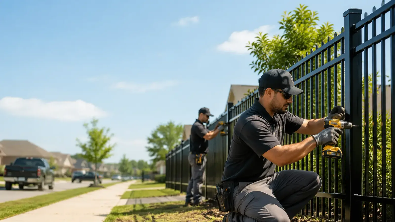 Metal Fence Installation in Gilbert, SC